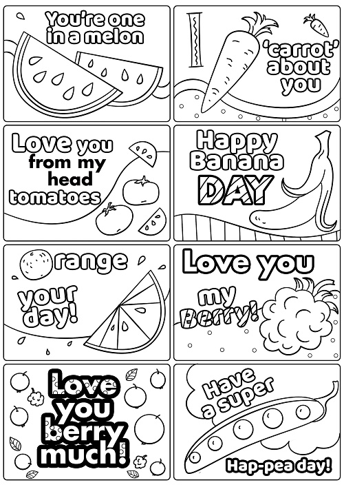 Cute printable lunch box notes free printable papercraft templates
