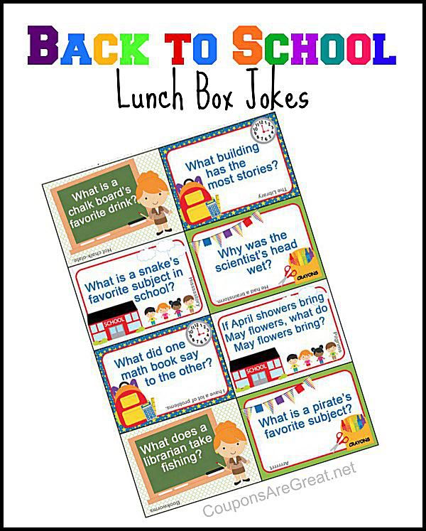 Sets of free lunch box notes