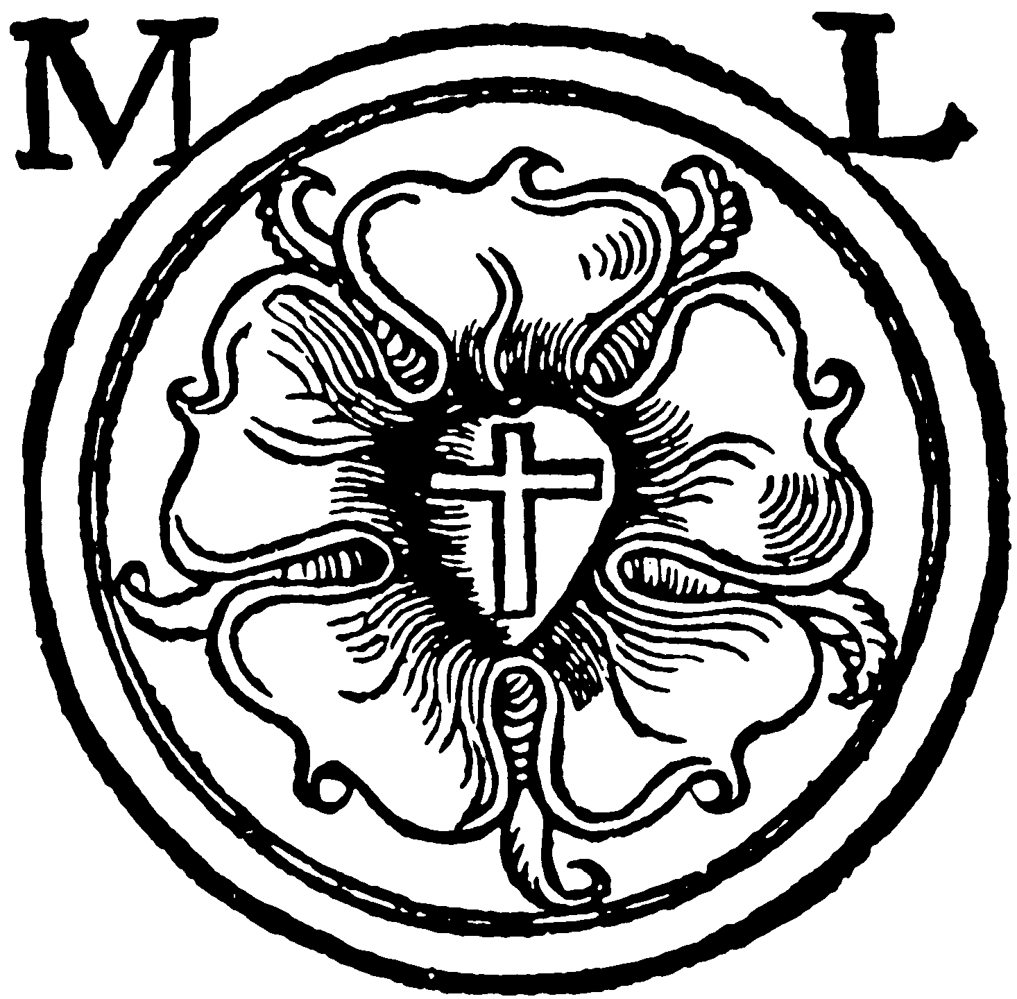 Martin luthers seal or the luther rose