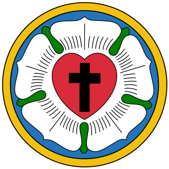 Martin luthers seal or the luther rose