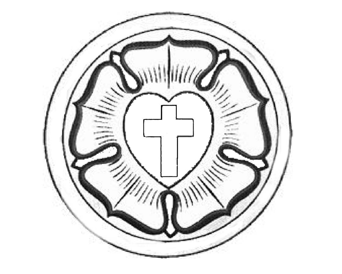 Martin luther rose coloring page luther rose rose coloring pages luther
