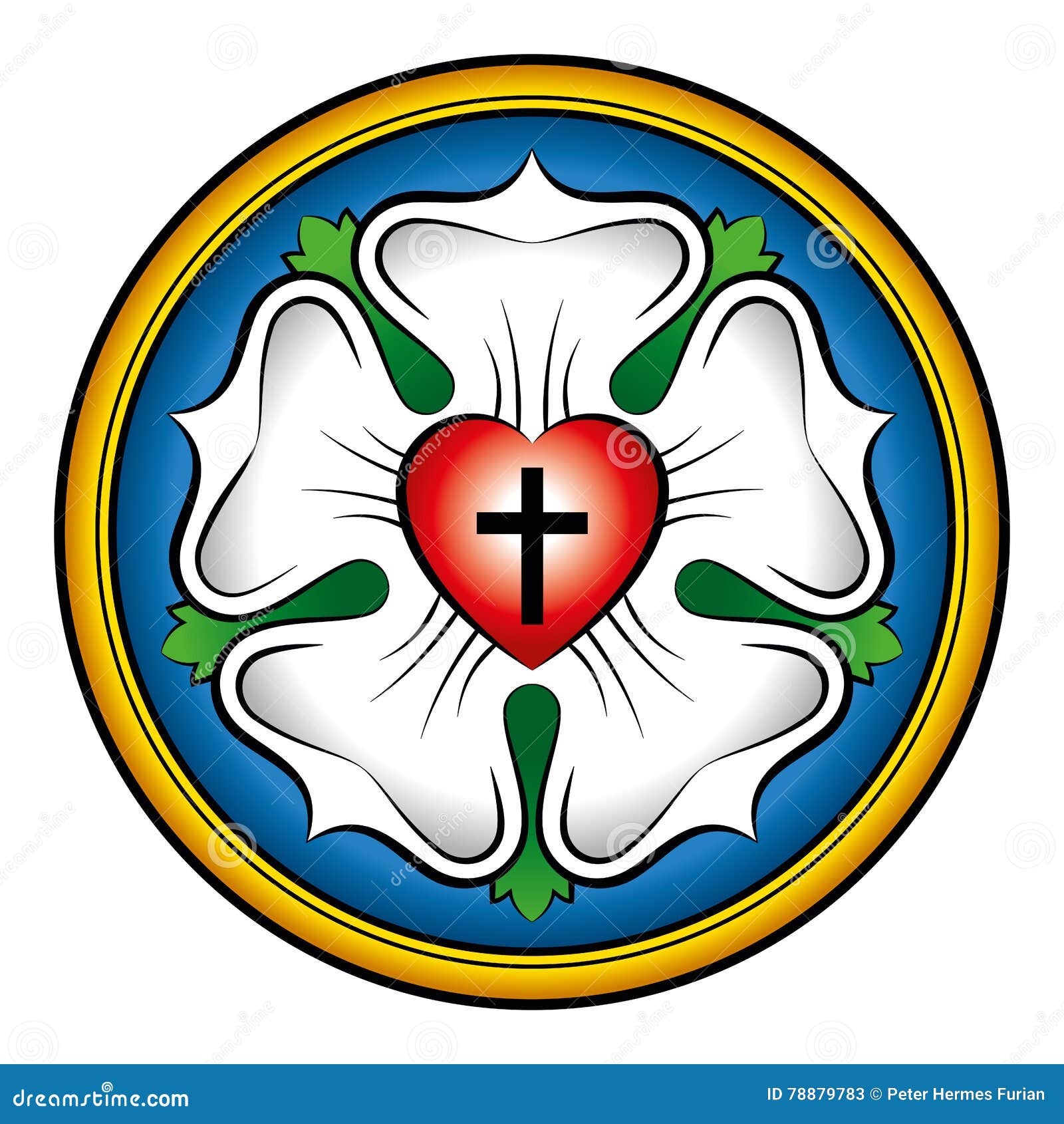 Luther rose stock illustrations â luther rose stock illustrations vectors clipart