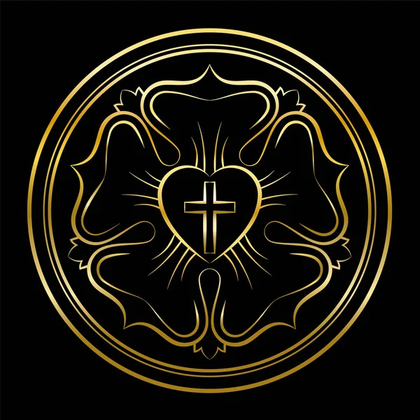 Martin luther rose stock vector by furian