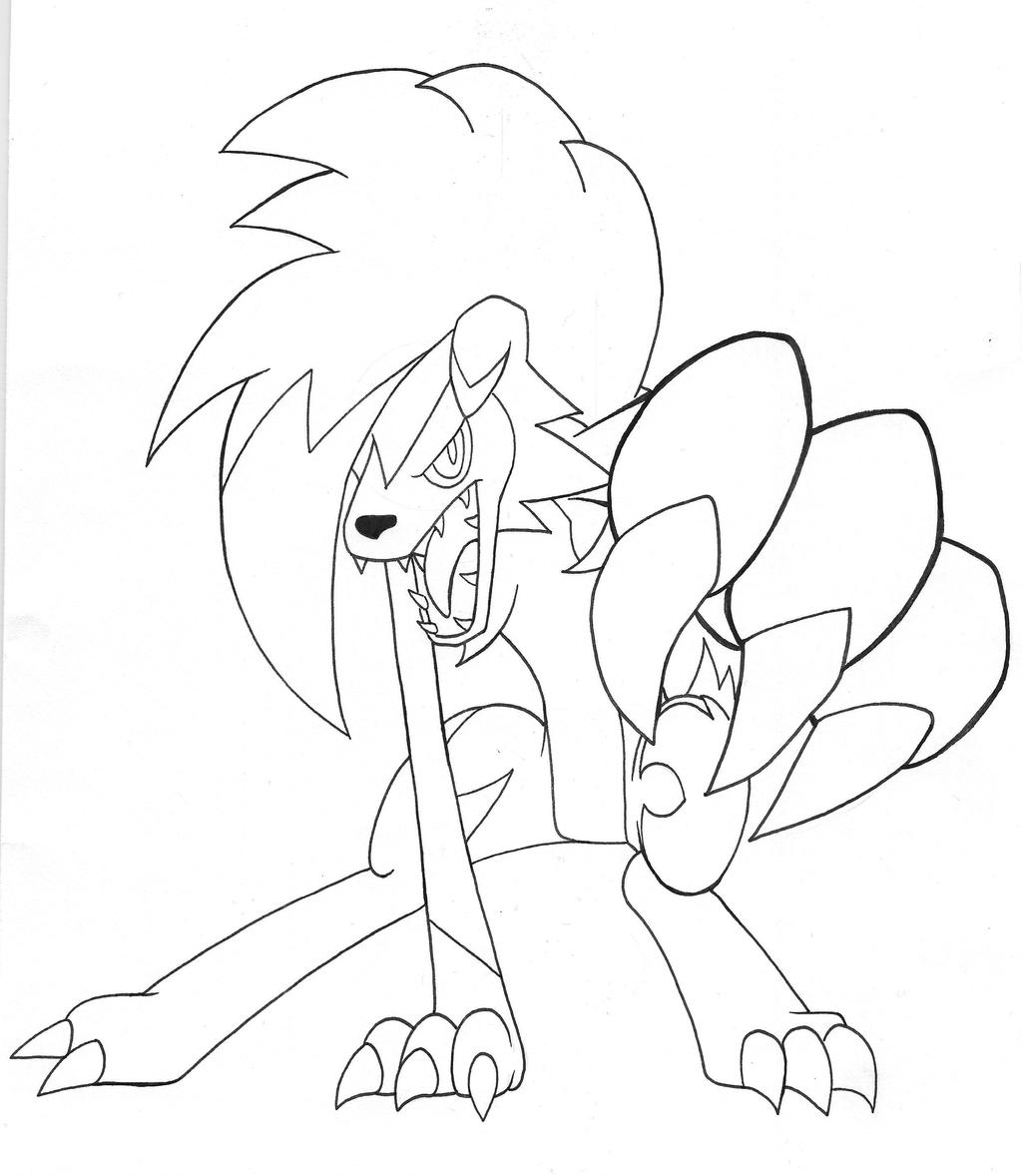 Midnight lycanroc by jmkplover on