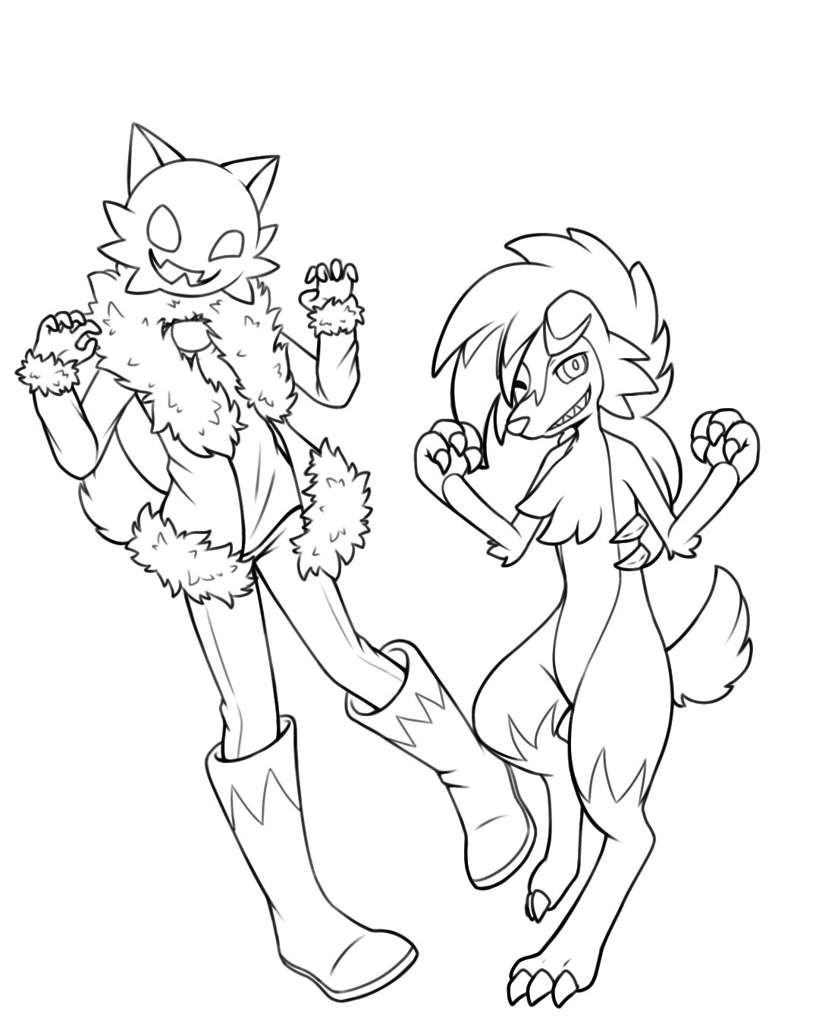 Lycan and lycanroc jsab ã pokemon just shapes beats amino