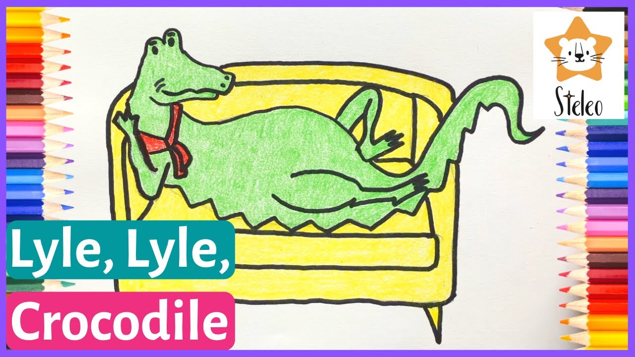 How to draw lyle lyle crocodile from movie