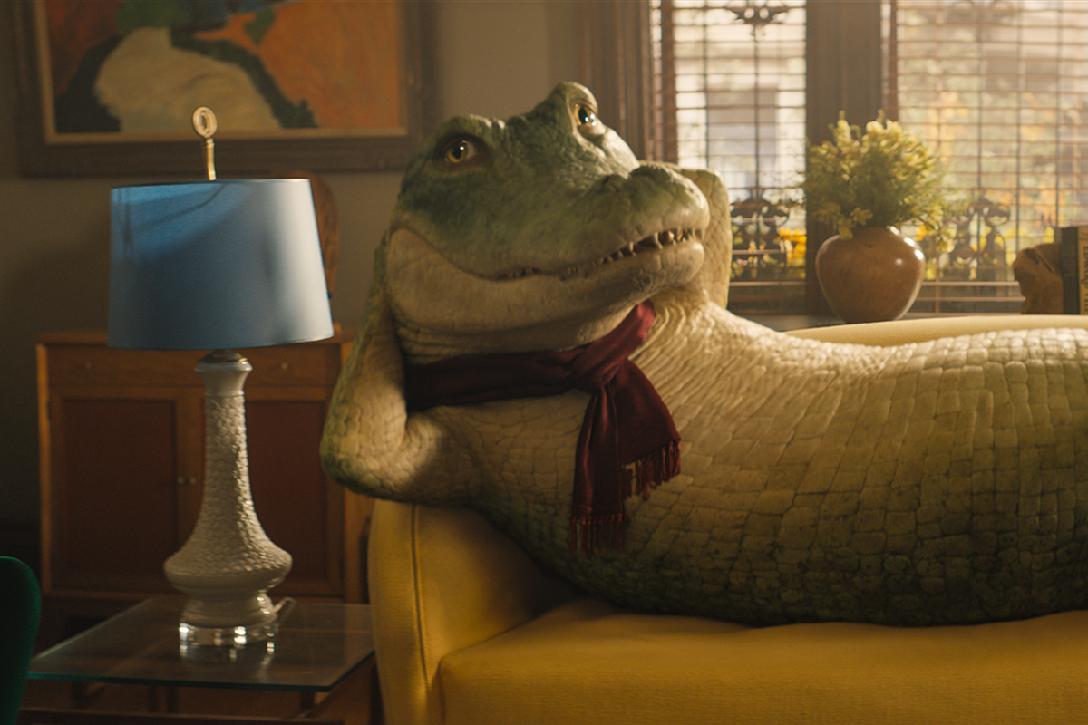 Sets bringing to life the beloved childrens book about a singing crocodile and a lonely boy