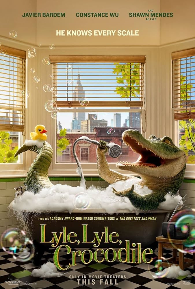 Lyle lyle crocodile movie poster wall art print decor size x inches unframed posters prints