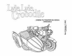 Free lyle lyle crocodile coloring pages