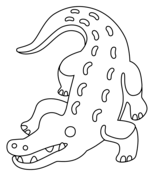 Crocodile coloring pages free coloring pages