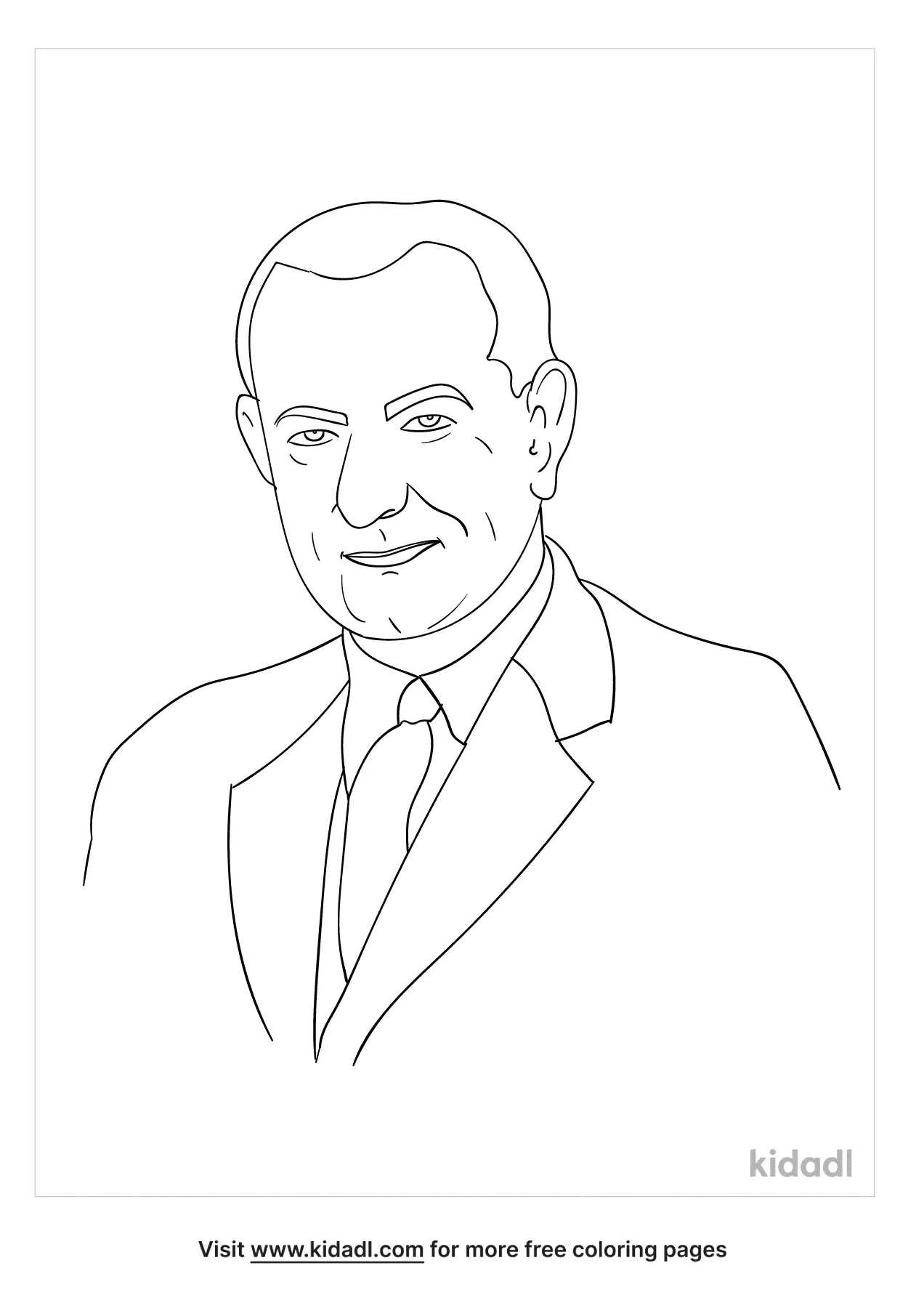 Free lyndon b johnson coloring page coloring page printables