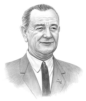 Lyndon johnson short biography for kids