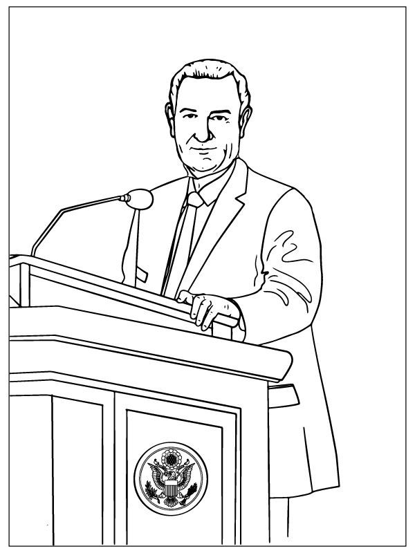 Us presidents coloring pages printable for free download