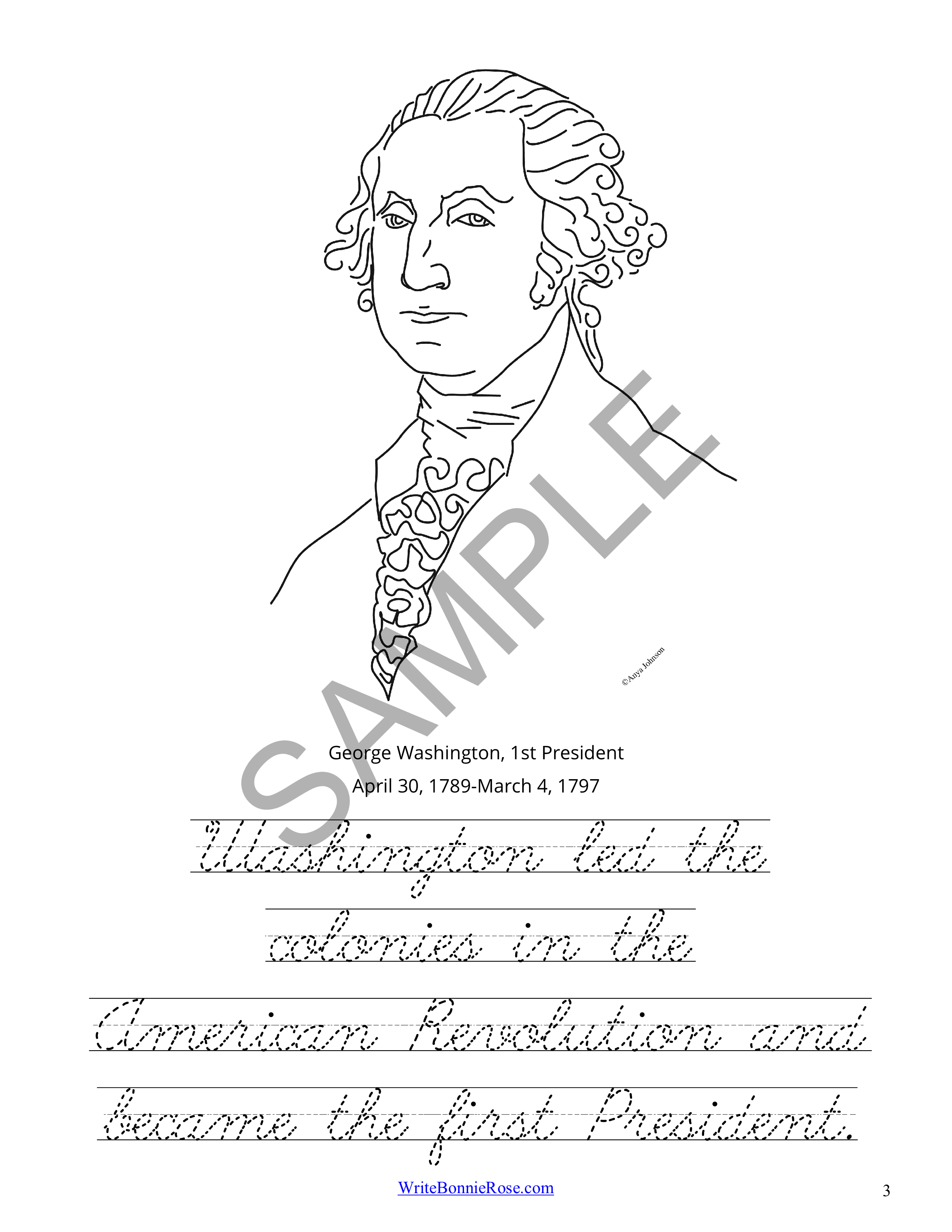 Story of the american presidents vice presidents first ladies coloring book vol