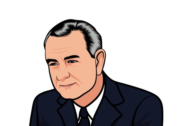 Lyndon johnson over royalty