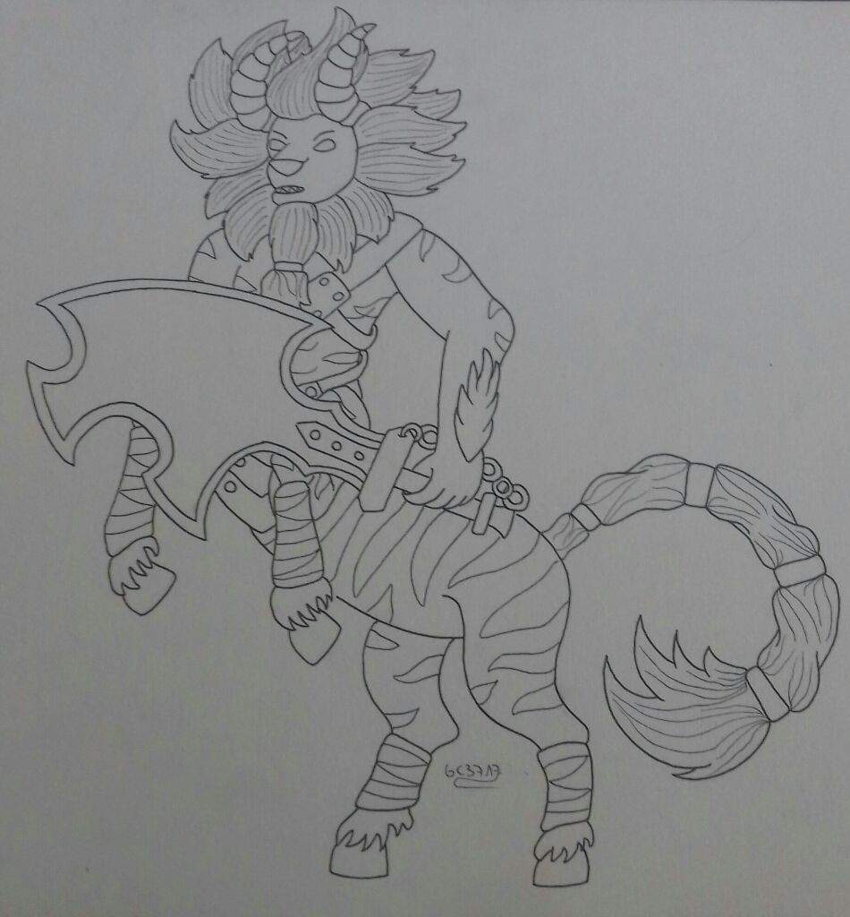 Silver lynel drawing zelda amino