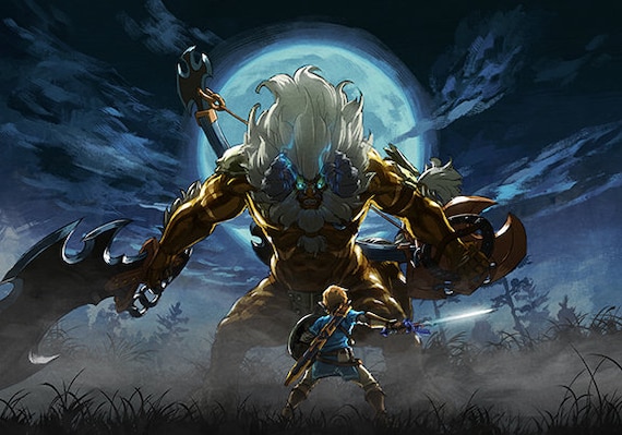 Breath of the wild lynel dlc poster