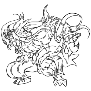 Grimmsnarl coloring pages printable for free download