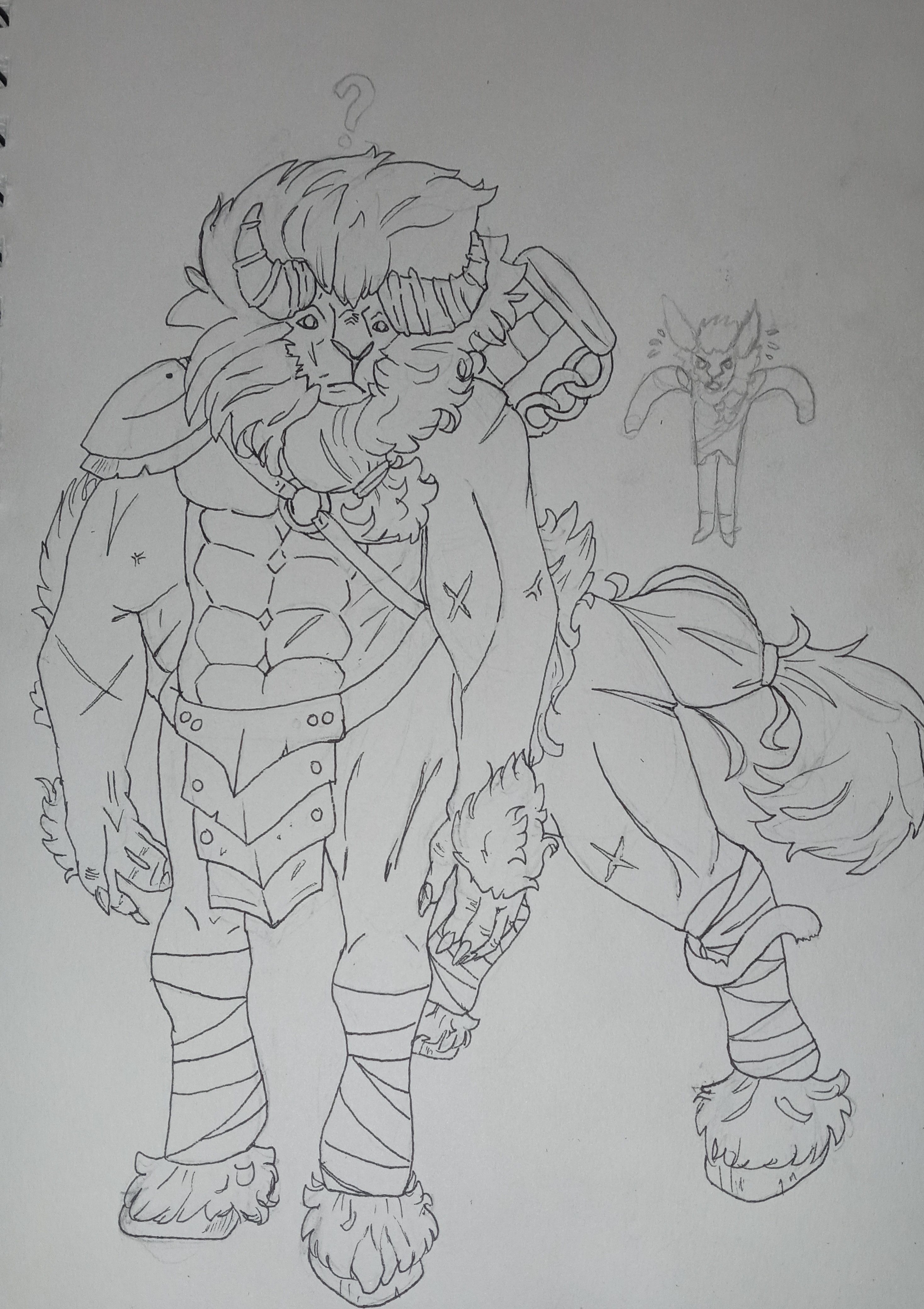 Botw lynel wip by blobbyfishstix on