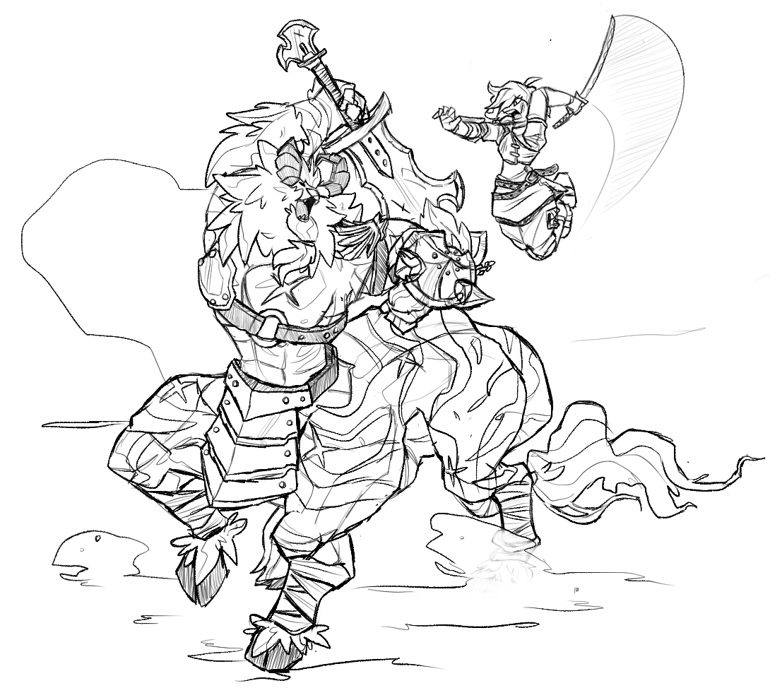 Lynel battle by hkc