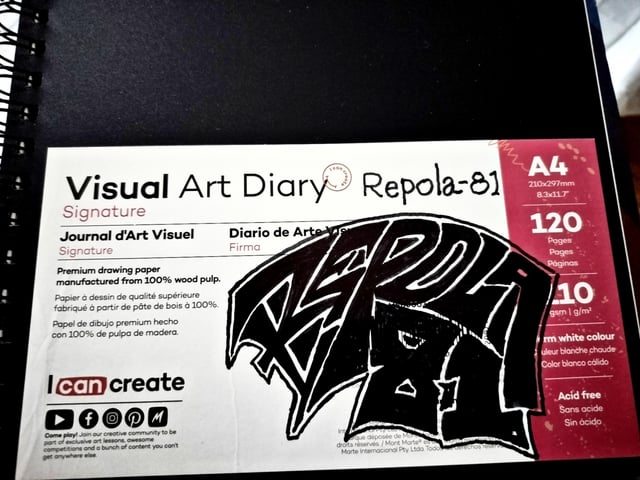 Just a quick one had to buy a new drawing book and while waiting in the cash register line i had to test my new pens and markers rdoodles