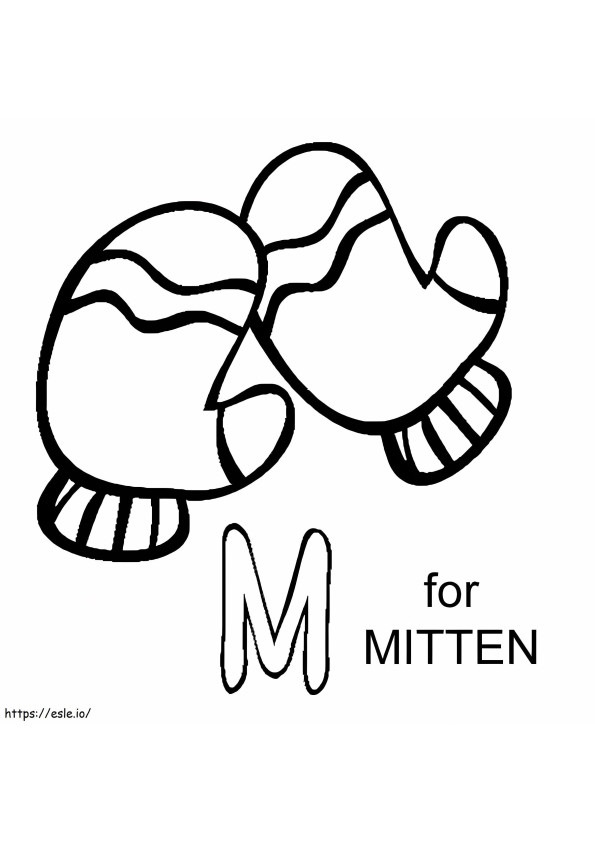 Coloring mittens coloring pages