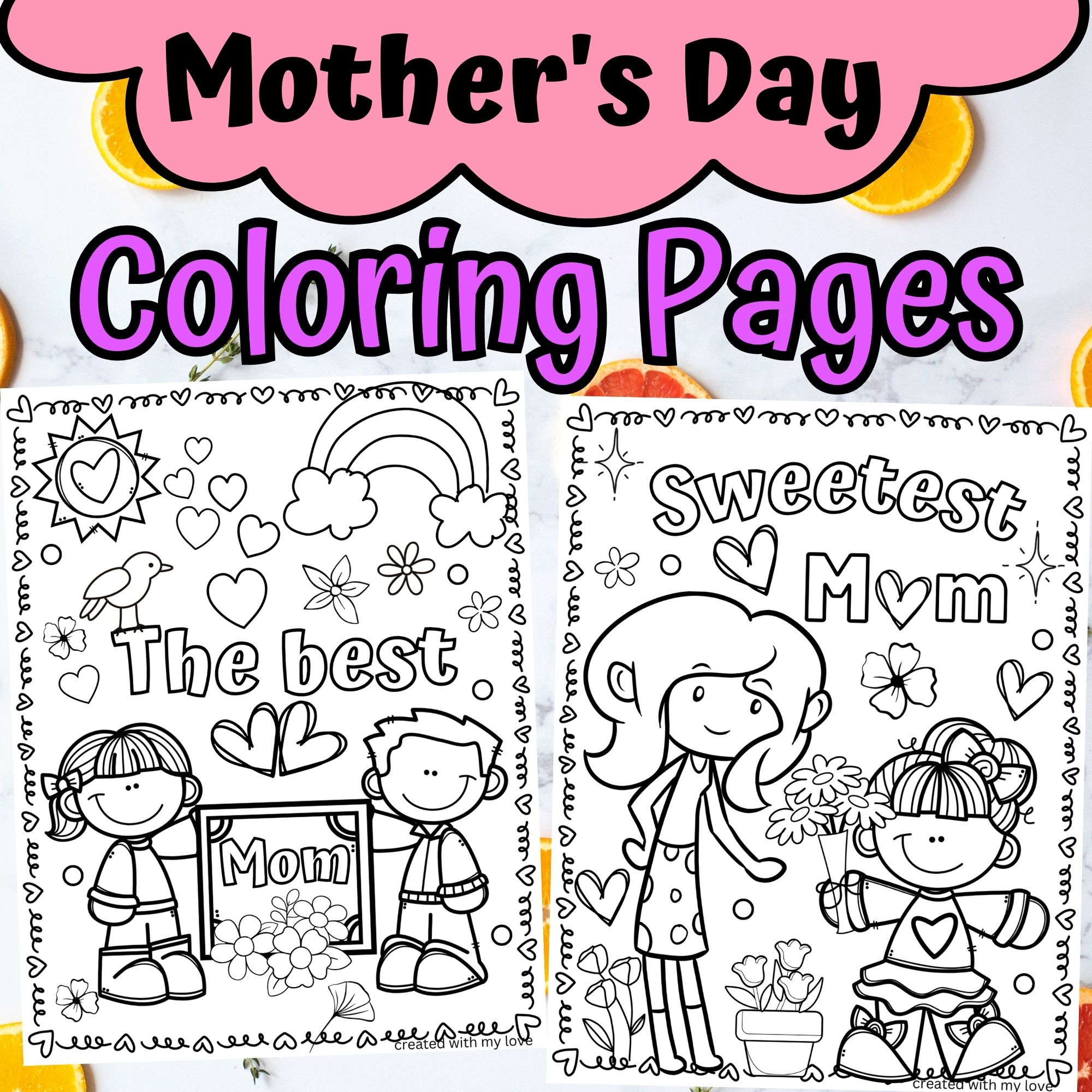Mothers day coloring pages morning activity made by teachers