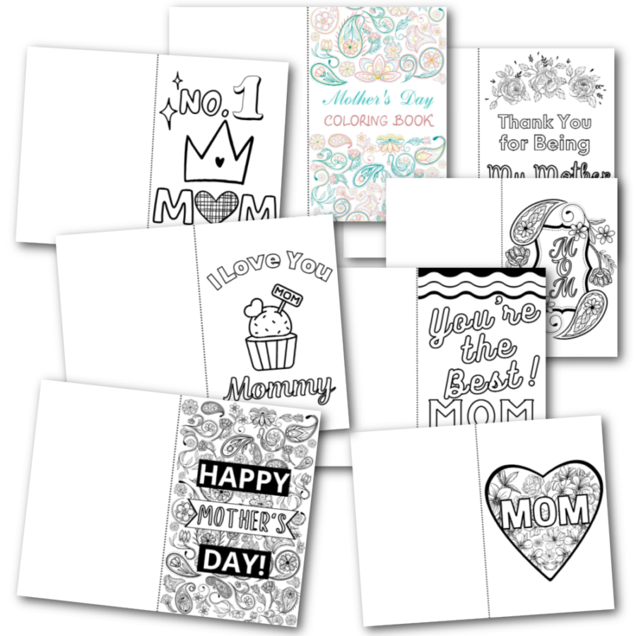 Free printable mothers day coloring pages and coloring book