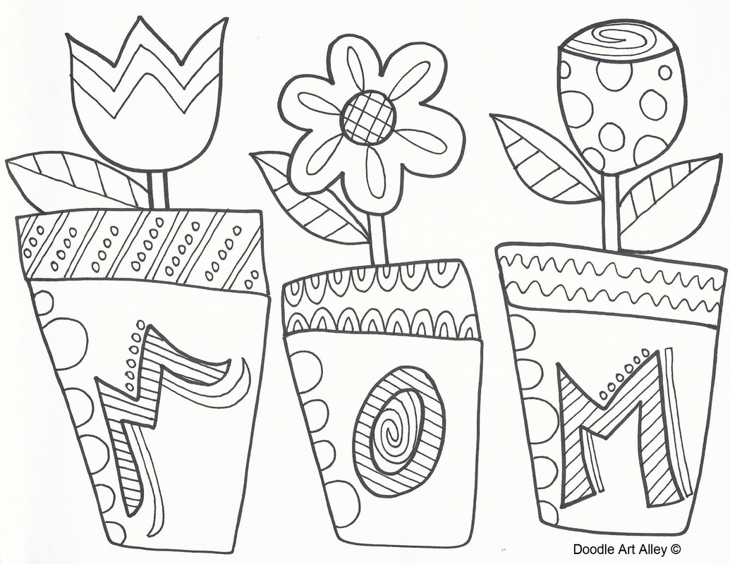 Mothers day coloring pages