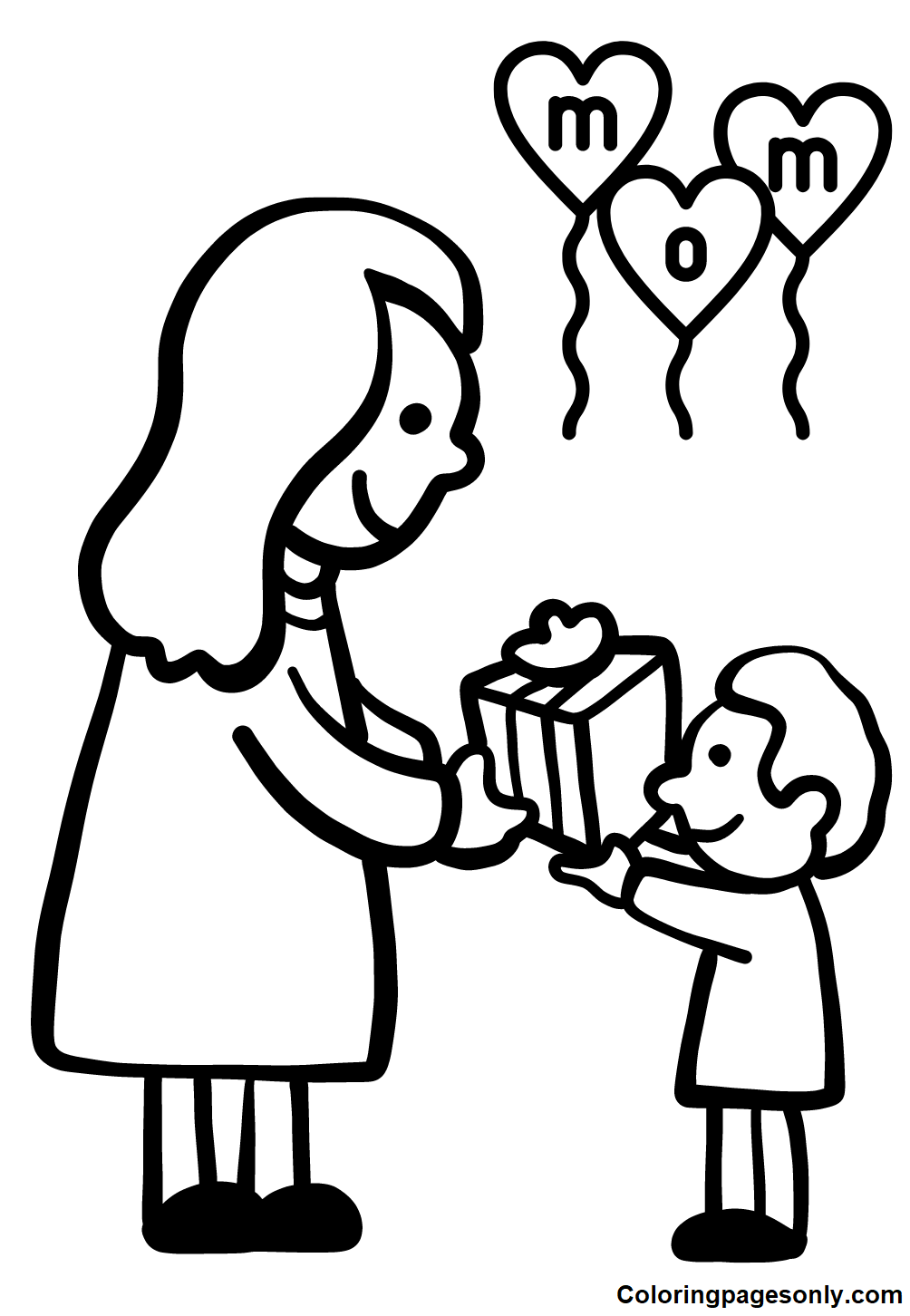I love mom coloring pages printable for free download