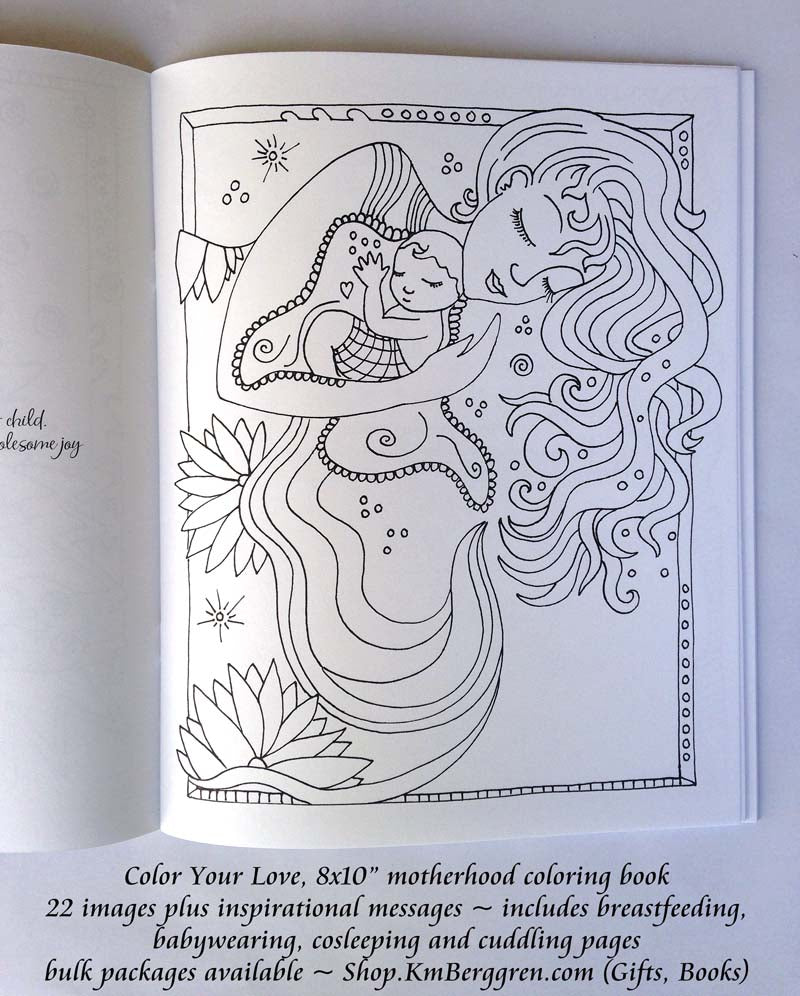 Stress relief for mom adult art coloring book for mothers and kids â motherhood art