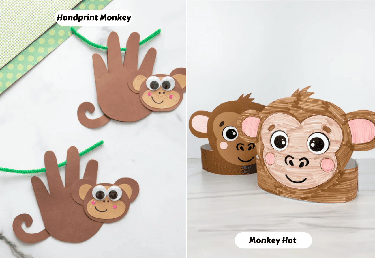 Marvellous monkey crafts and activities