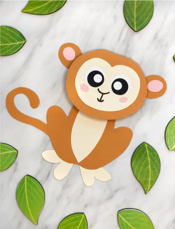 Monkey crafts for kids