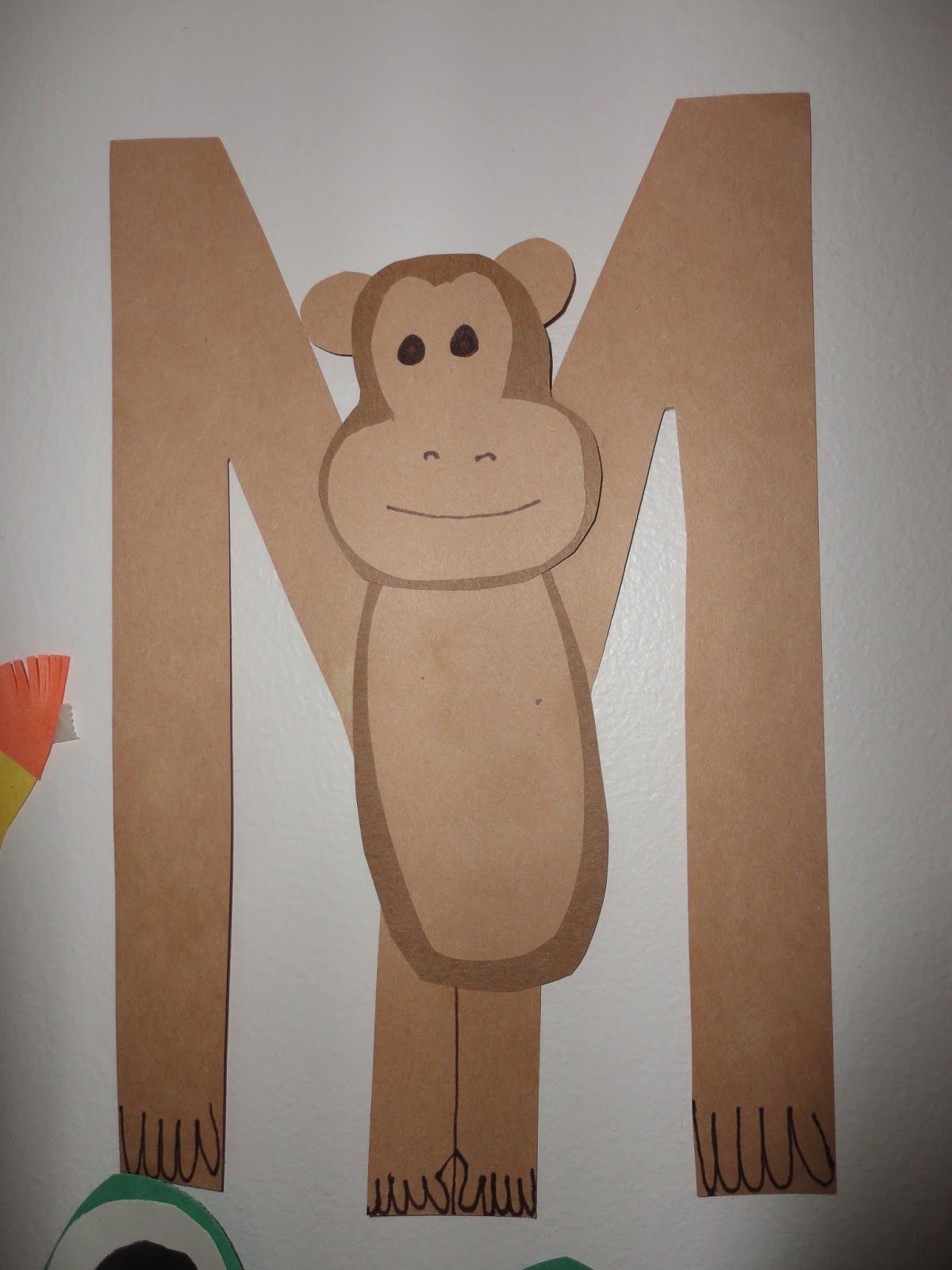 M is for monkey