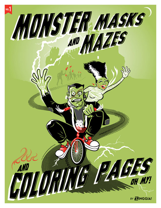 Vol monster coloring pages
