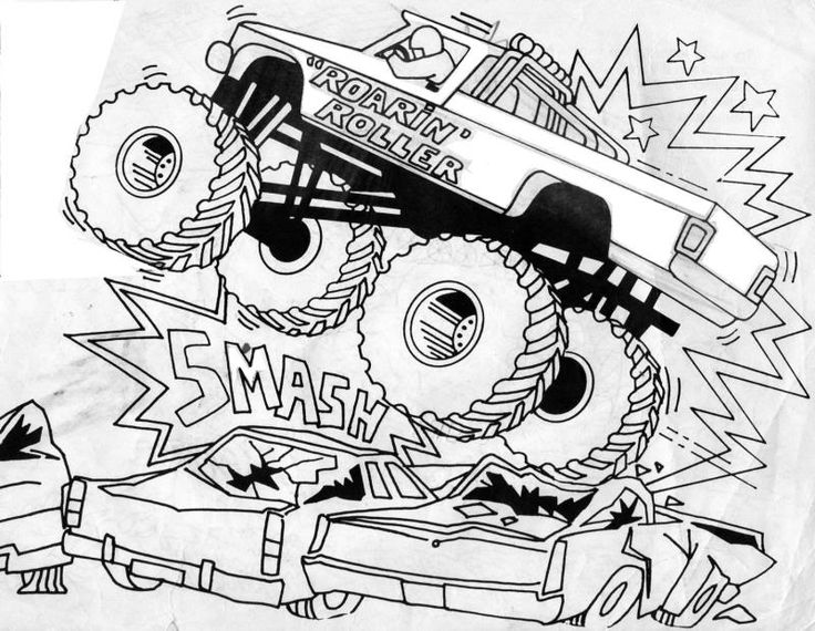 Designswiki monster truck coloring pages monster coloring pages truck coloring pages