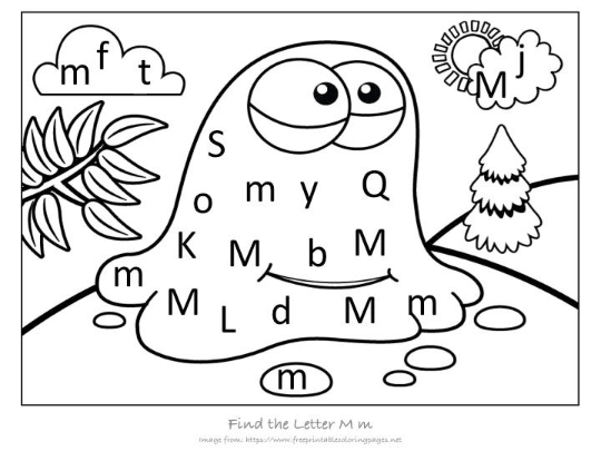 Letter m is for monster â kelly lucero