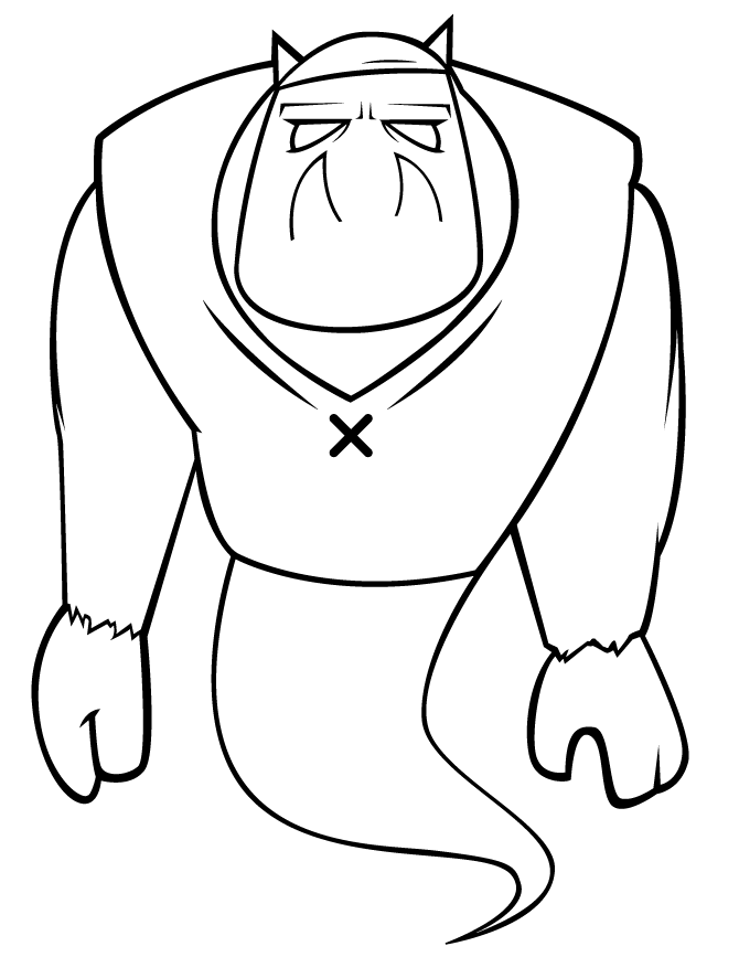 Monster coloring pages
