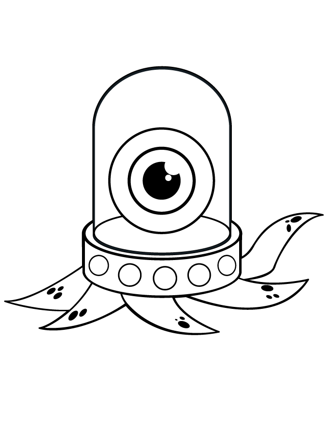 Monster coloring pages
