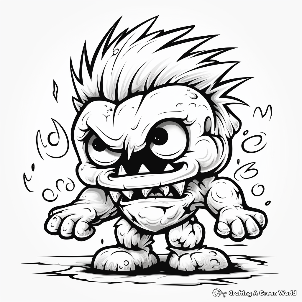 Monster coloring pages