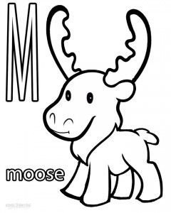 Moose coloring page coloring pages coloring pages for kids animal coloring pages