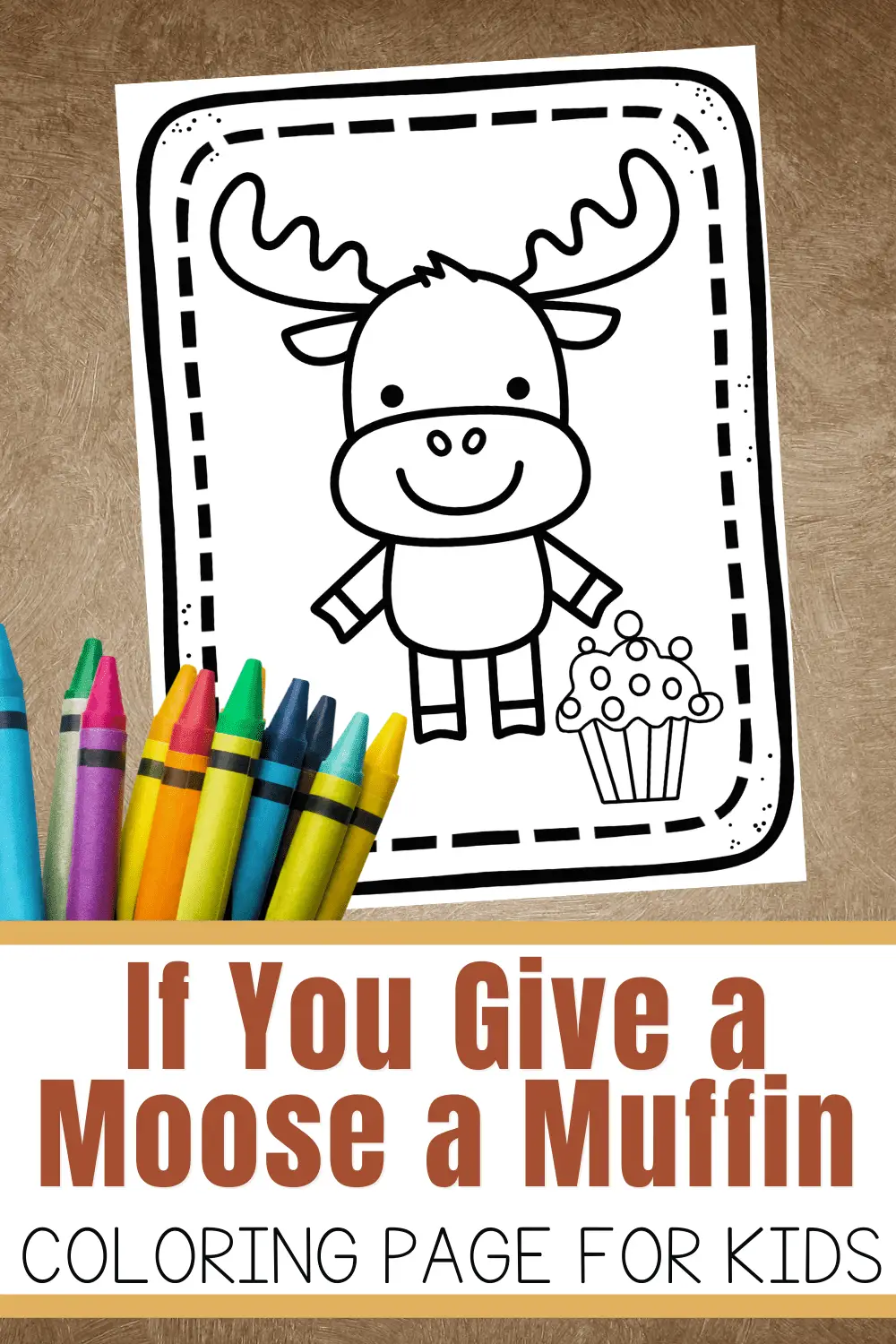Free if you give a moose a muffin coloring page