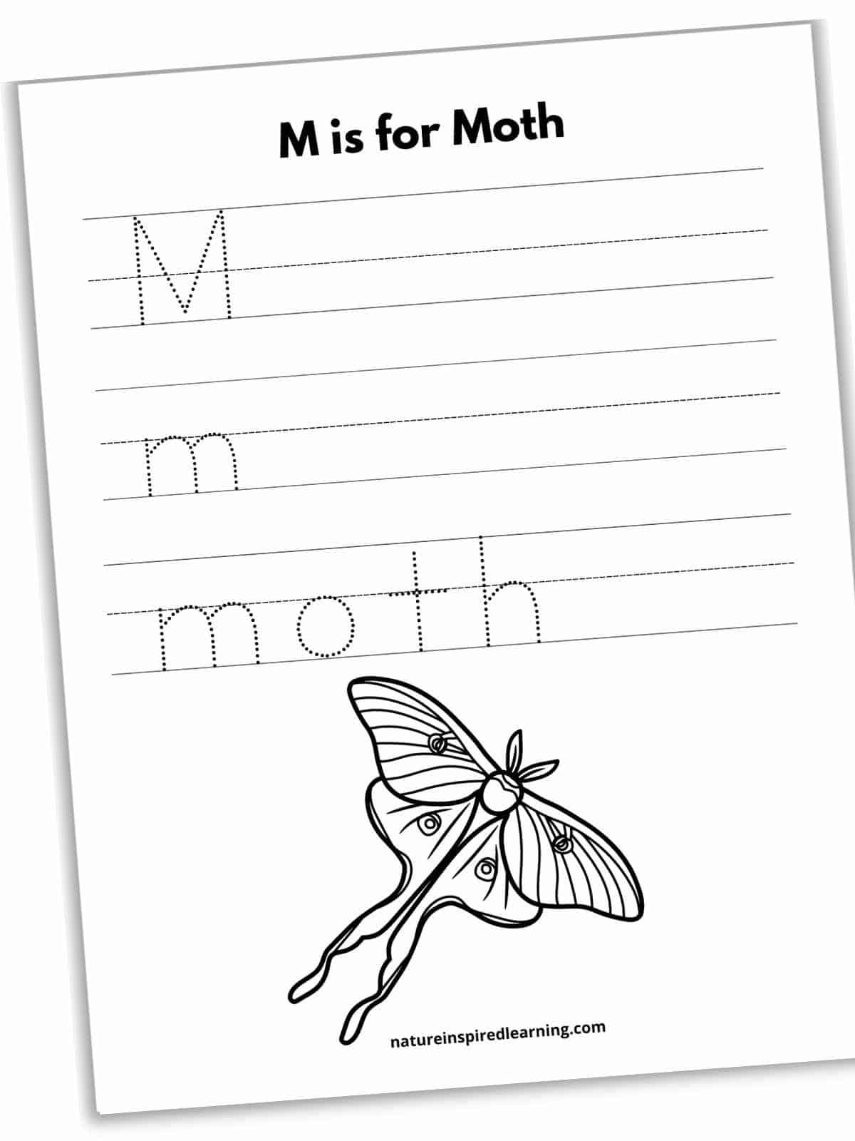 Letter m tracing worksheets free