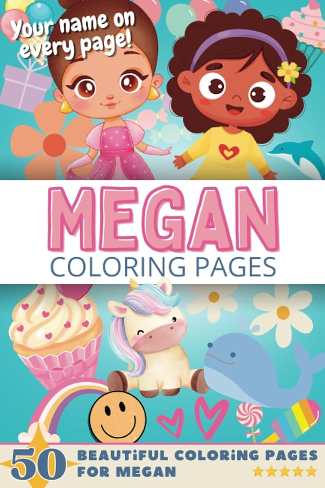 Megan coloring pages wow