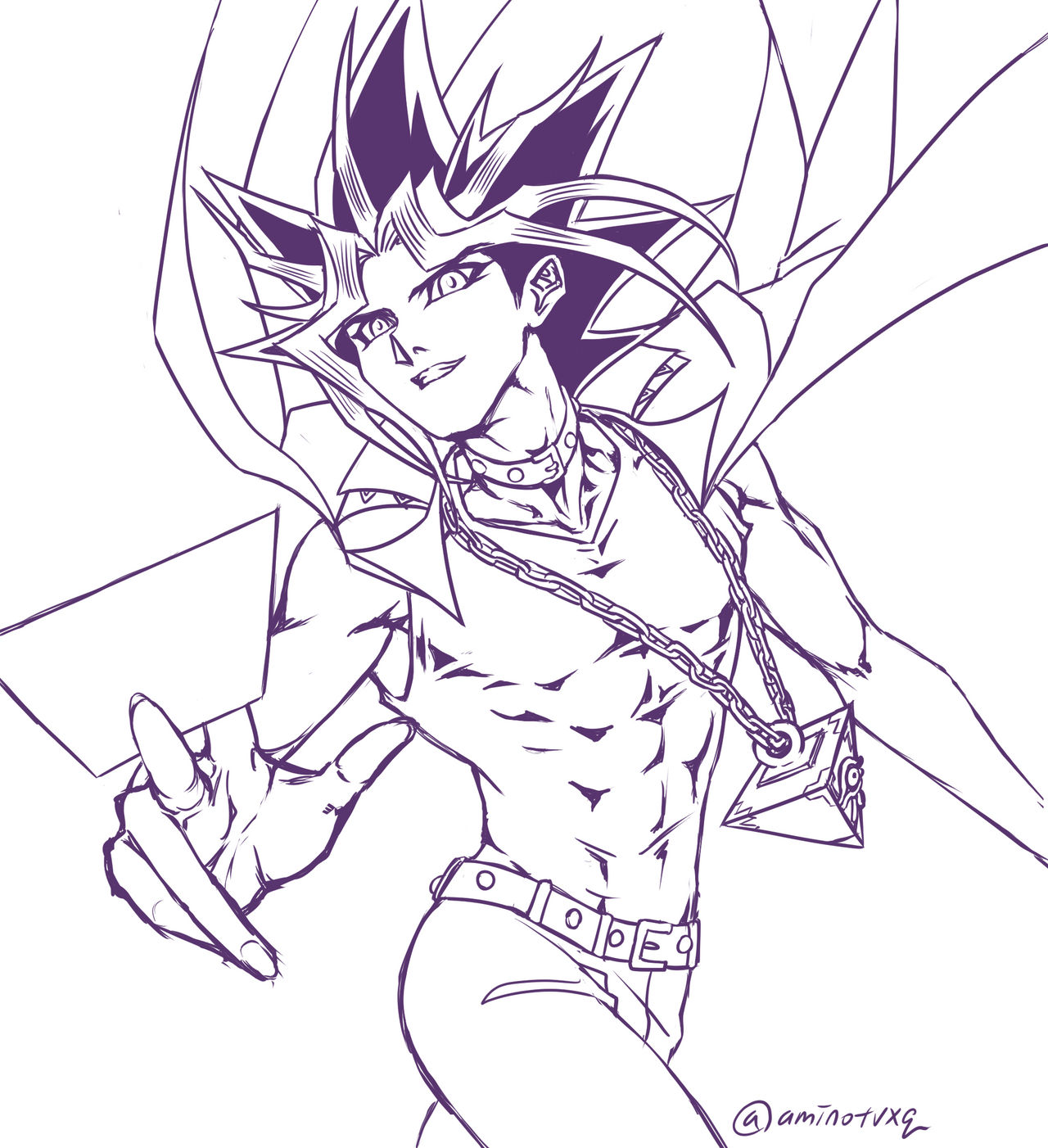Lineart atem dd by ycajal on