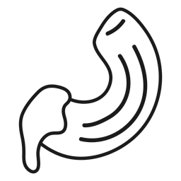 Mac and cheese stroke png svg design for t