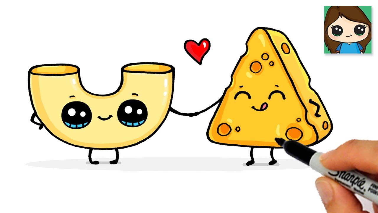 How to draw mac and cheese ð cute food art