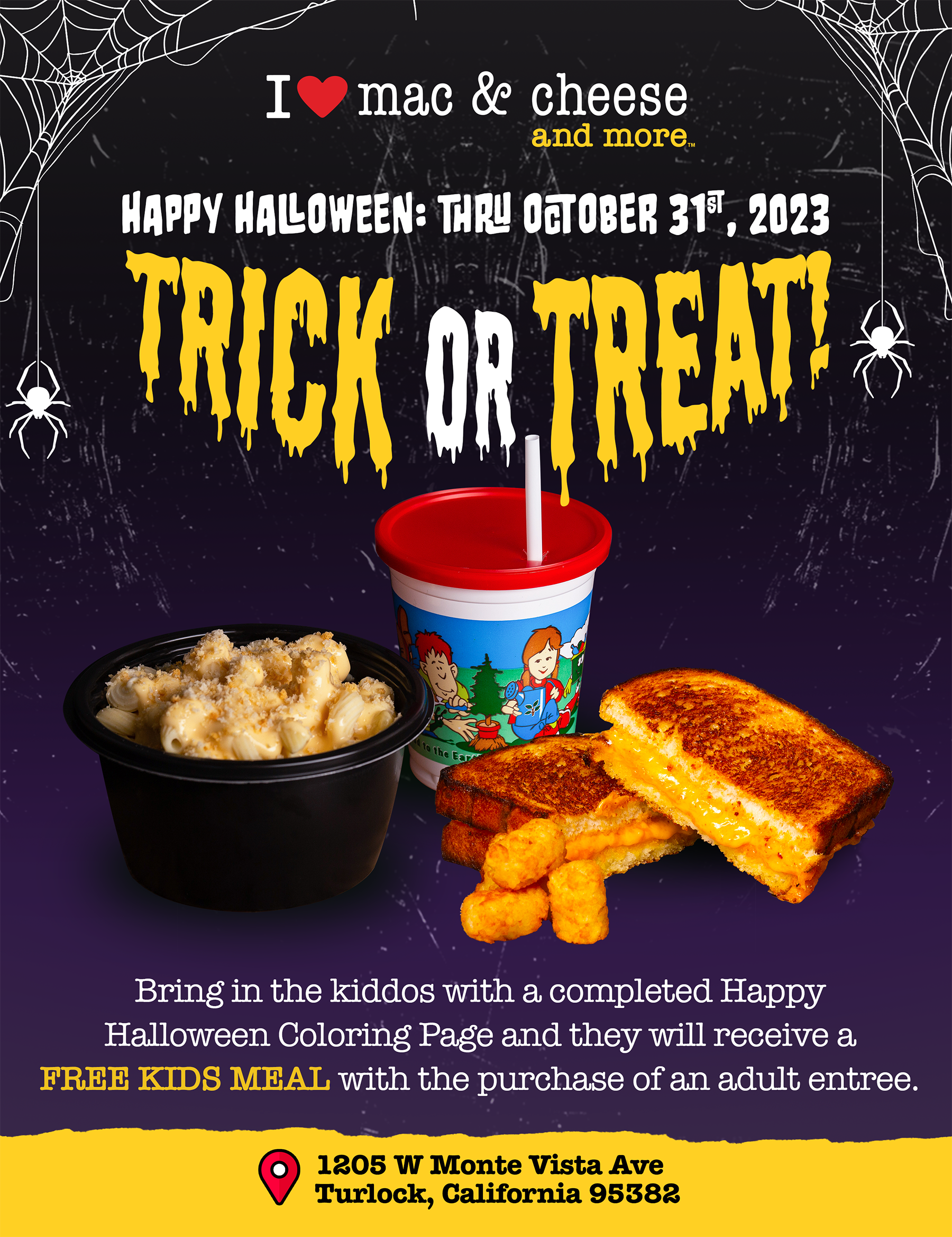 Halloween flyer with coloring page â iheart mac portal