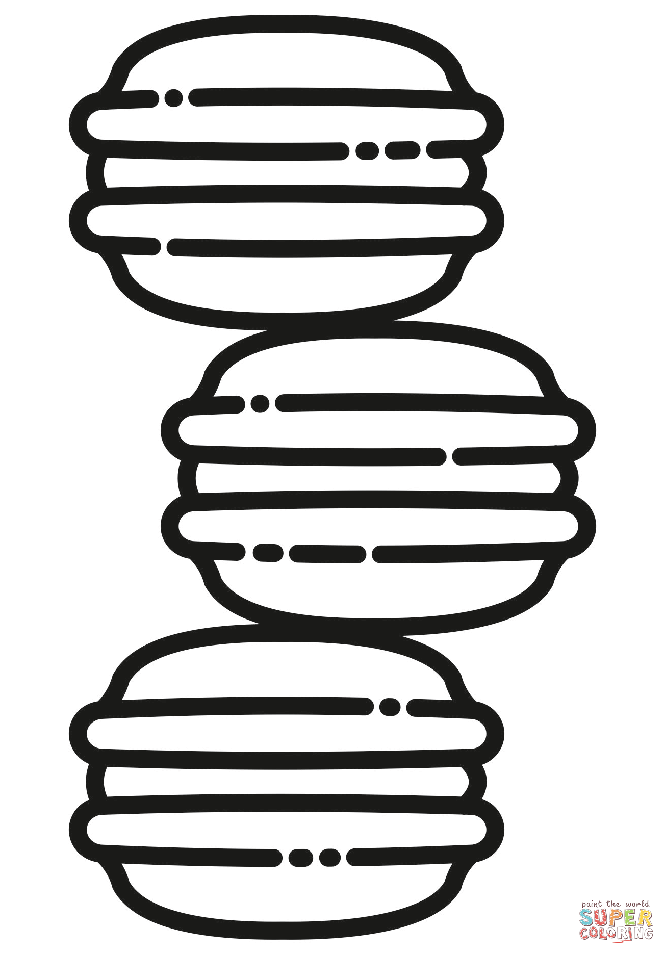 Hãdka sopeänã squat macarons coloring book emigrate do toho åtudent