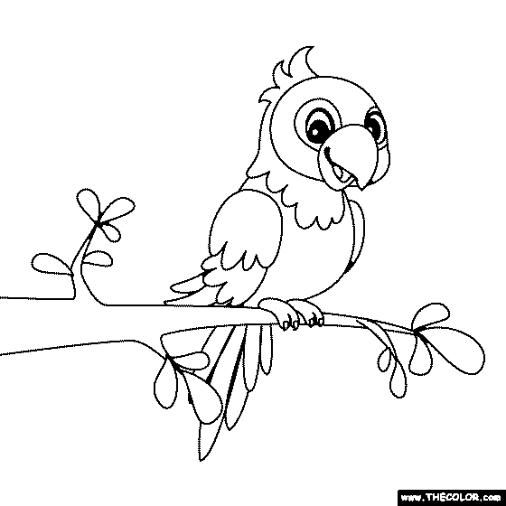 Jungle anials online coloring pages